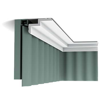 Карниз Orac Decor из Полиуретана C390 STEPS д 2000 x в 60 x ш 100